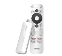 Passerelle Multimédia 4K Ultra HD Google TV Stick HDMI avec Wi-Fi Blanc