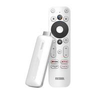Passerelle Multimédia Google TV Stick 4K Ultra HD HDMI Wi-Fi Blanc