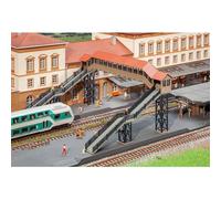 Faller H0 120109 - Pont Pour Piétons Avec Toit Kit Neuf