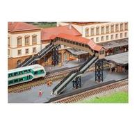 Faller Passerelle pour piétons couverte H0 120109 - Kit neuf