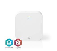 Nedis Passerelle SmartLife WIFIZBT10CWT – Bluetooth/Wi‑Fi/Zigbee 3.0, 50 appareils, Secteur, Blanc