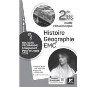 Passerelles - HISTOIRE GÉOGRAPHIE EMC - 2de Bac Pro- Ed. 2024 - Guide pédagogique