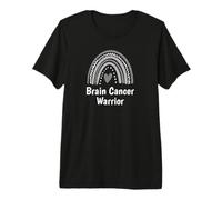 Passez au Gris en mai : Brain Cancer Warrior Rainbow T-Shirt Haut de Gamme