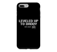 Passez au Niveau supérieur à Daddy Est. 2027 Retro Pixel Gamer New Dad Men Coque pour iPhone 7 Plus/8 Plus