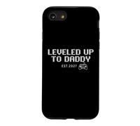 Passez au Niveau supérieur à Daddy Est. 2027 Retro Pixel Gamer New Dad Men Coque pour iPhone SE (2020) / 7/8