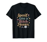 Passez du temps à Stitch-Heaven Pastel Craft Design T-Shirt