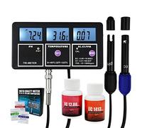 Passez la souris sur l'image pour zoomer Multi-paramètres De Qualité De L'eau 5-en-1 PH EC CF TDS (ppm) Testeur