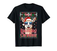 Passez Un Noël Incroyable - Lama Santa, Alpaga Festif T-Shirt