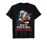 Passez Un Noël Rock & Roll avec Un Amateur de Musique Rock & Roll T-Shirt Graphique avec Valeur