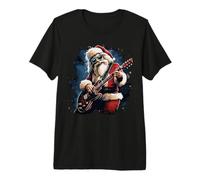 Passez Un Noël Rock & Roll avec Un Amateur de Musique Rock & Roll T-Shirt Haut de Gamme