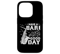 Passez une bonne journée à Bari pour un saxophoniste Coque pour iPhone 14 Pro