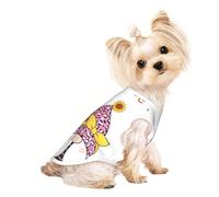 Passez Une Bonne journée ! T-Shirts élastiques et Doux pour Chiens, vêtements Respirants pour Animaux de Compagnie, t-Shirts pour Chiots, Chatons et Chiens de Petite et Moyenne Taille.