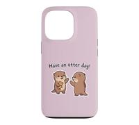 Passez Une journée avec Les loutres Cute Kawaii High Five Coque pour iPhone 13 Pro