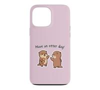 Passez Une journée avec Les loutres Cute Kawaii High Five Coque pour iPhone 13 Pro Max