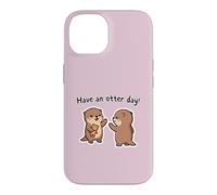 Passez Une journée avec Les loutres Cute Kawaii High Five Coque pour iPhone 14