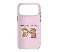 Passez Une journée avec Les loutres Cute Kawaii High Five Coque pour iPhone 17 Pro Max