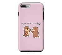 Passez Une journée avec Les loutres Cute Kawaii High Five Coque pour iPhone 7 Plus/8 Plus