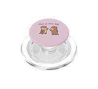 Passez Une journée avec Les loutres Cute Kawaii High Five PopSockets PopGrip pour MagSafe