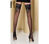 Passion Bas Autofixants Noir ST103 Taille 1/2