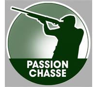 Passion Chasse - 15cm - Sticker/Autocollant
