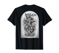 Passion Chasse Nature Animaux Sauvages cerf Sanglier T-Shirt