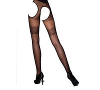 Passion Collant Ouvert Noir TI002 - T 1/2