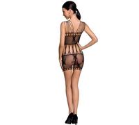Combinaison sexy ouverte ouverte passion woman bs084 rouge - Taille: Taille unique 15, Couleur: Noir