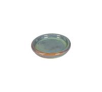 PASSION FOR POTTERY-Soucoupe jade foncé KL en grès émaillé diamètre 20 cm