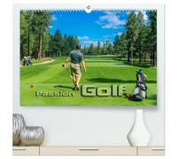 Passion Golf (hochwertiger Premium Wandkalender 2026 DIN A2 quer), Kunstdruck in Hochglanz: Stimmungsvolle Impressionen aus der Welt des Golfsports