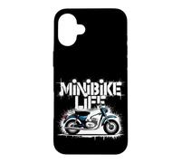 Passion Minibike et Pit Bike pour Pilotes et Fans Coque pour iPhone 16 Plus