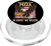 Passion Pizza Slice - Drapeau américain et Pizzas Pepperoni PopSockets PopGrip pour MagSafe