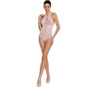 Passion Woman Bs088 Bodystocking - Blanc Taille Unique