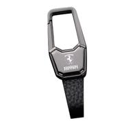 Passion88 Porte Clé Voiture pour Ferrari, Porte-clés de Voiture Porte-clés de Voiture Cadeaux,Black