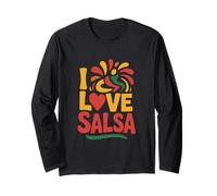 Passionate I Love Salsa Dance Groove Manche Longue