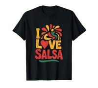 Passionate I Love Salsa Dance Groove T-Shirt Graphique avec Valeur