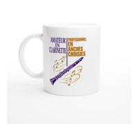 PassionCadeau Mug Amateur En Clarinette Professionnel En Anches Choisies | Mug Drôle Clarinettiste - Idée Cadeau Originale