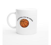 PassionCadeau Mug basket humour Le Basketball C'est Ma Thérapie