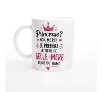 PassionCadeau Mug Belle-Mère Princesse Non Merci Je Préfère Reine Du Game | idée cadeau originale