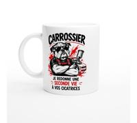 PassionCadeau Mug Carrossier Je Redonne une Seconde Vie à Vos Cicatrices | Mug Fun Carrossier - Idée Cadeau Originale