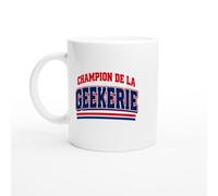 PassionCadeau Mug Champion de la Geekerie | Mug Fun Nerd - Idée Cadeau Originale
