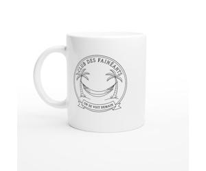 PassionCadeau Mug Club des Fainéants On Se Voit Demain | Mug Drôle Flemmard - Idée Cadeau Originale