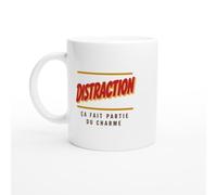 PassionCadeau Mug Distraction Ça Fait Partie du Charme | Mug Fun Distrait - Idée Cadeau Originale