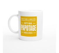 PassionCadeau Mug Édition Limitée Option Papotage Incluse | Mug Rigolo Moulin à Paroles - Idée Cadeau Originale