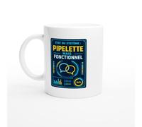 PassionCadeau Mug État du Système Pipelette Mais Fonctionnel | Mug Fun Bavard - Idée Cadeau Originale