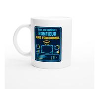 PassionCadeau Mug État du Système Ronfleur Mais Fonctionnel | Mug Rigolo Ronfleur - Idée Cadeau Originale
