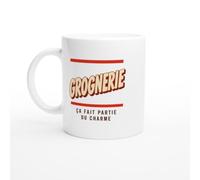 PassionCadeau Mug Grognerie Ça Fait Partie du Charme | Tasse Humour Grognon - Idée Cadeau Originale