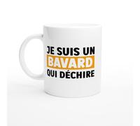 PassionCadeau Mug Humour Homme Je Suis Un Bavard Qui Déchire - Mug humour - tasse anniversaire - idée cadeau homme - tasse fun original