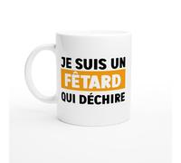 PassionCadeau Mug Humour Homme Je Suis Un Fêtard Qui Déchire - Mug humour - tasse anniversaire - idée cadeau homme - tasse fun original