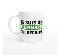PassionCadeau Mug Humour Homme Je Suis Un Flemmard Qui Déchire - Mug humour - tasse anniversaire - idée cadeau homme - tasse fun original