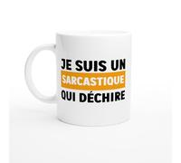 PassionCadeau Mug Humour Homme Je Suis Un Sarcasstique Qui Déchire - Mug humour - tasse anniversaire - idée cadeau homme - tasse fun original